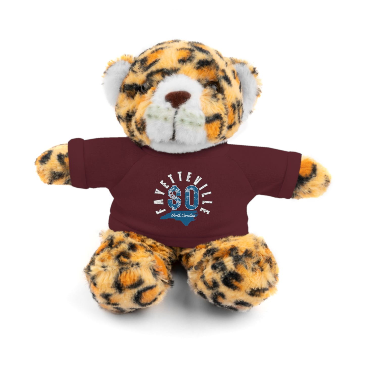 $o Fayetteville Personalized Stuffed Bear with T-Shirt – Perfect Gift for Kids and Celebrations