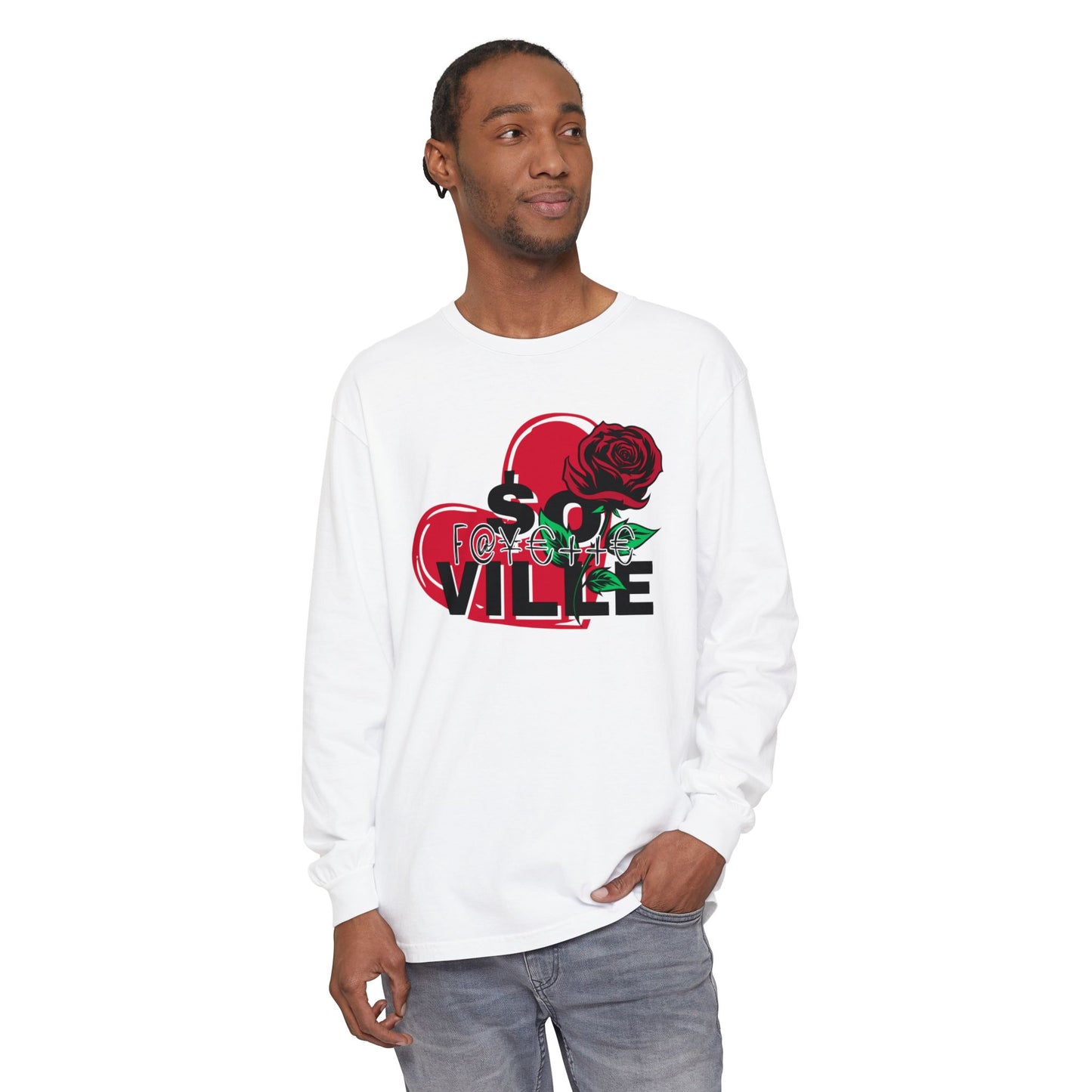 Unisex Garment-dyed Long Sleeve T-Shirt