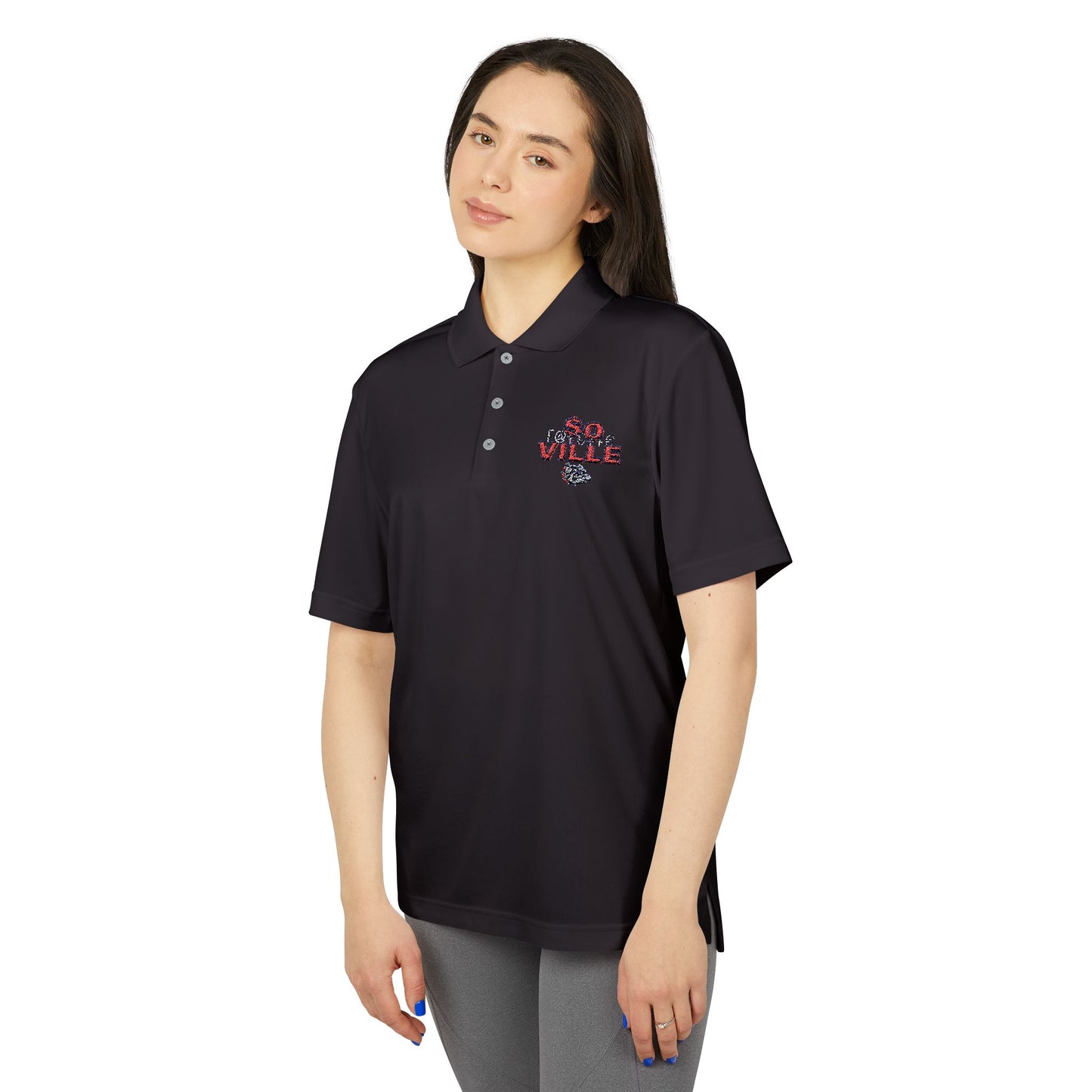 Adidas Unisex Performance Polo - So Ville Design - Stylish & Comfortable for Sports Lovers