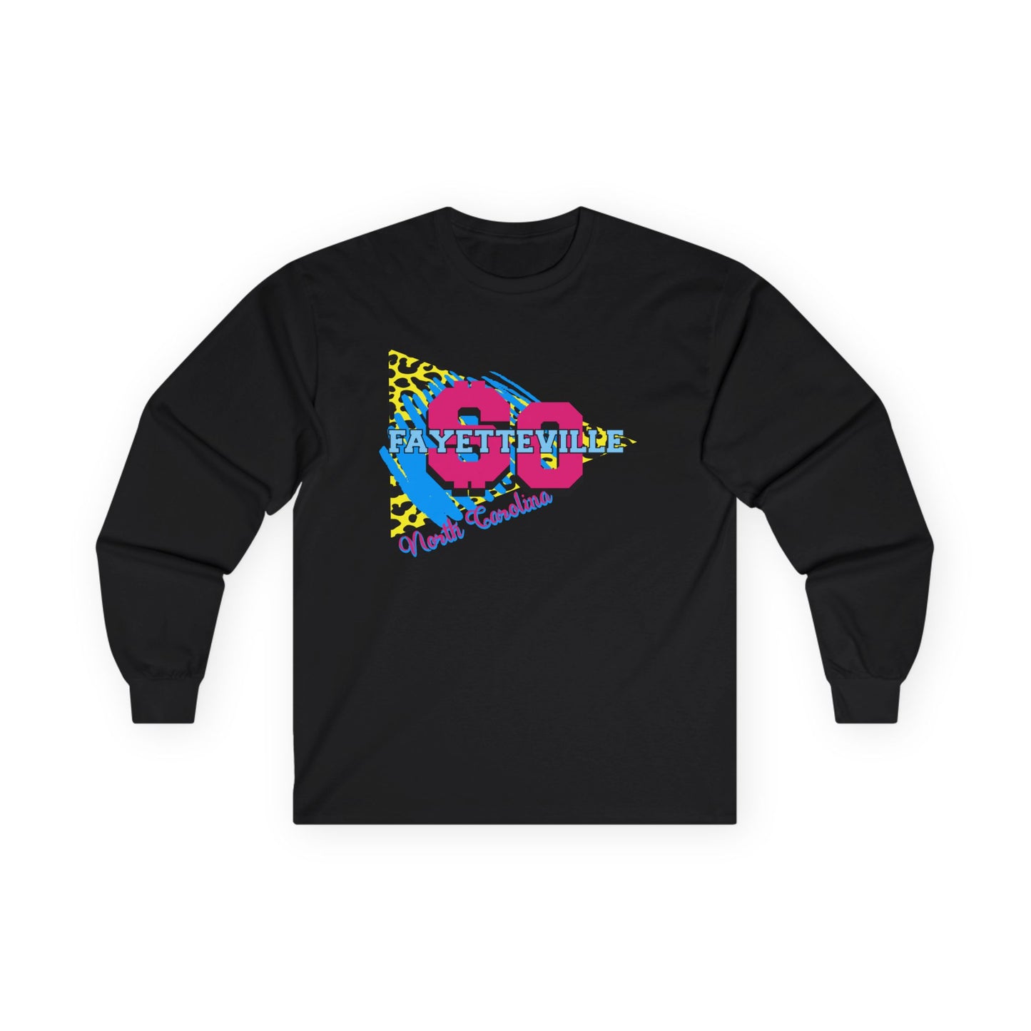$o Fayetteville Retro Long Sleeve Tee - Unisex Ultra Cotton Casual Shirt