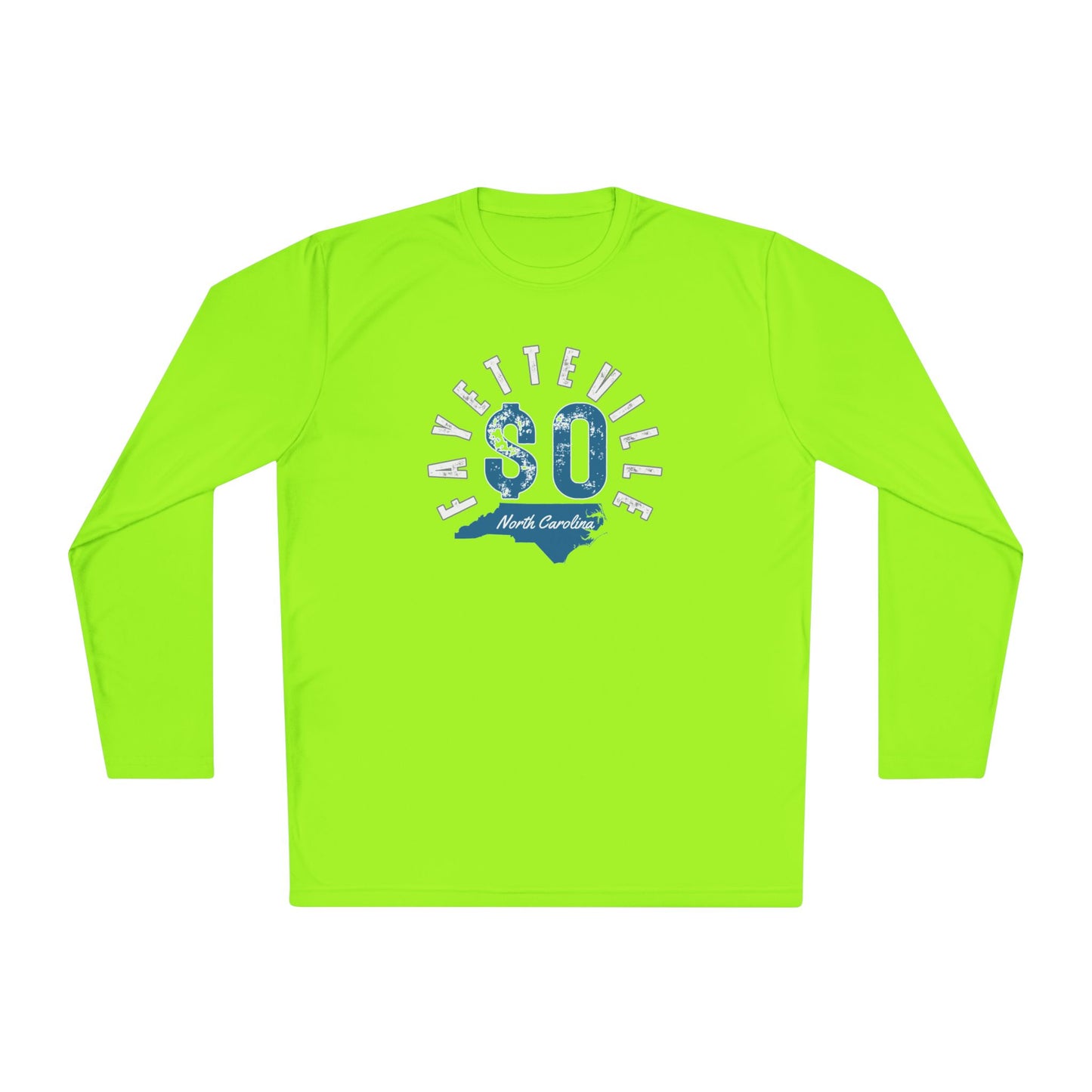 Fayetteville NC Long Sleeve Tee - Unisex Lightweight Graphic Shirt