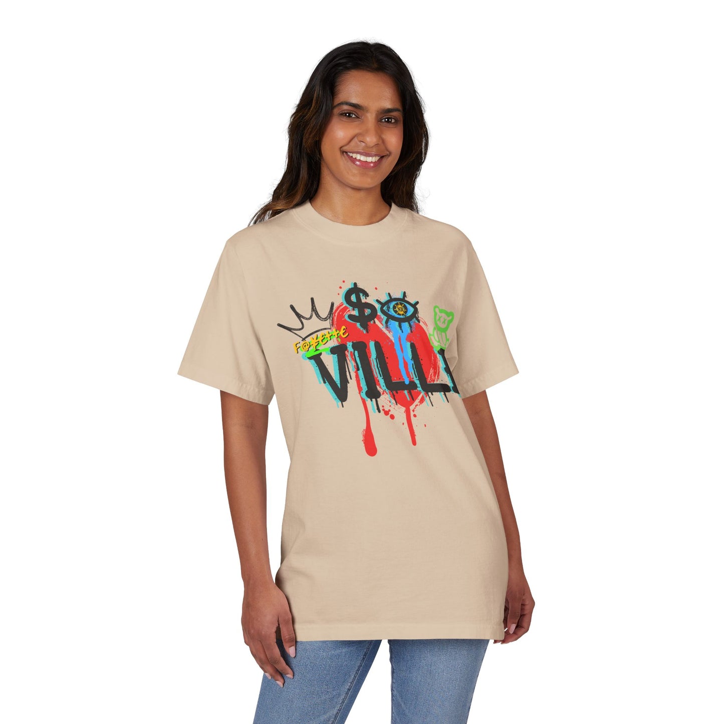 $o F@yetteVILLE Vibrant Art-Inspired Unisex T-Shirt - 'Forgive Ville' Design