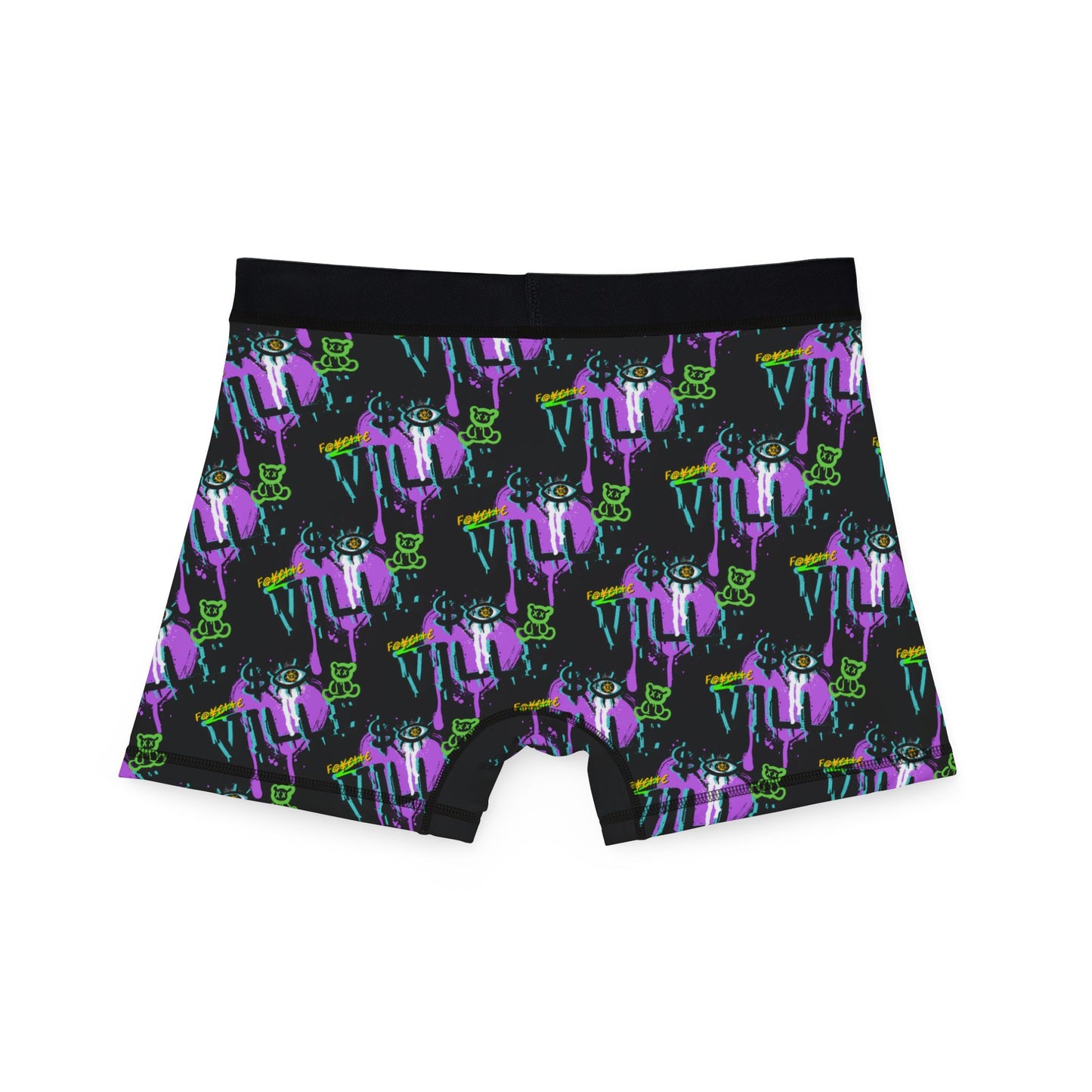 $o F@yetteVILLE Colorful Graphic Men's Boxers with Funky Design