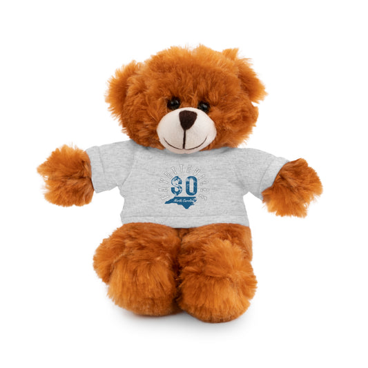 $o Fayetteville Personalized Stuffed Bear with T-Shirt – Perfect Gift for Kids and Celebrations