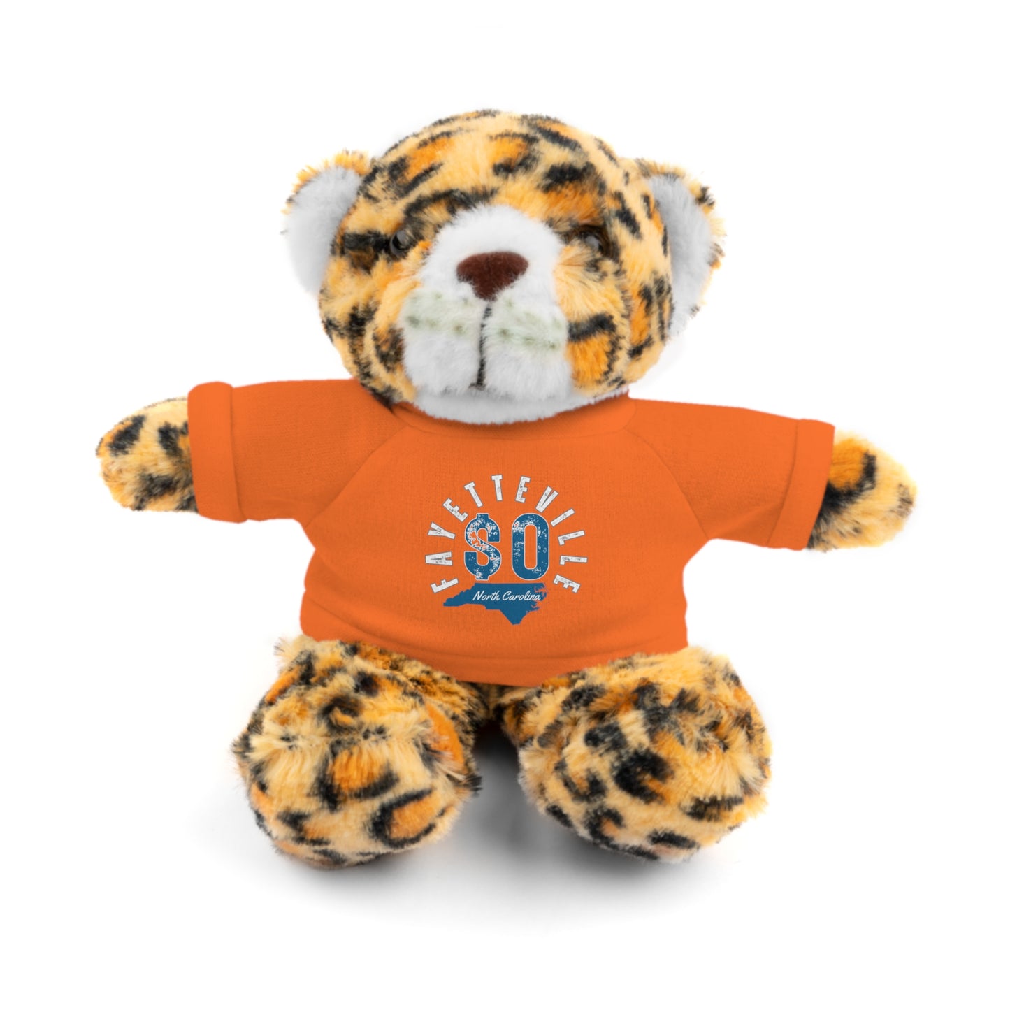 $o Fayetteville Personalized Stuffed Bear with T-Shirt – Perfect Gift for Kids and Celebrations