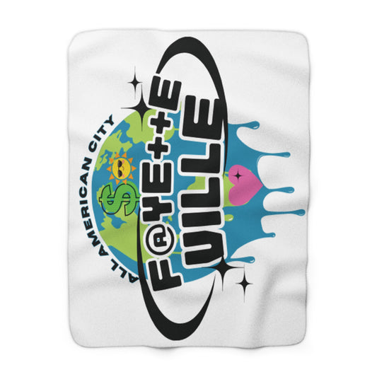 $o Fayetteville Sherpa Fleece Blanket - Cozy All-American City Design