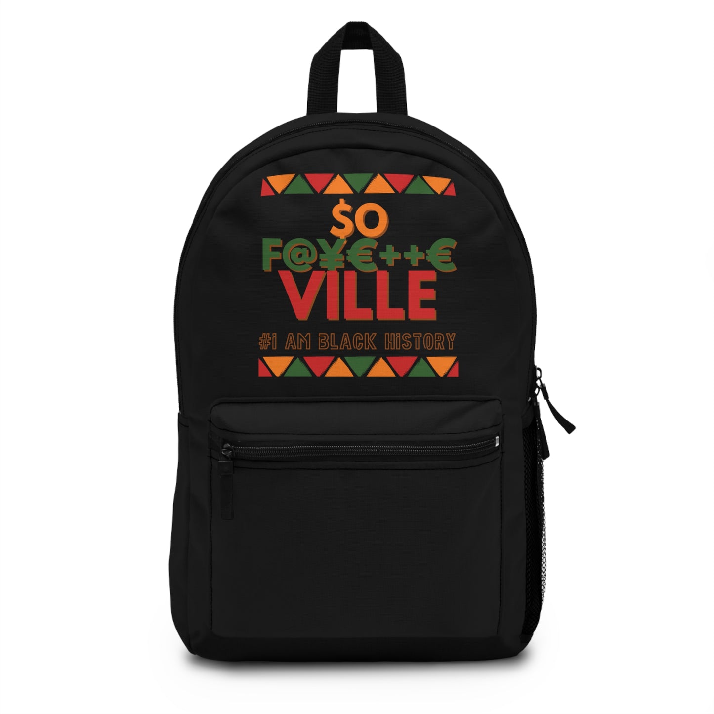 Bold Black History Backpack with Vibrant Art - Perfect for Students and Activists