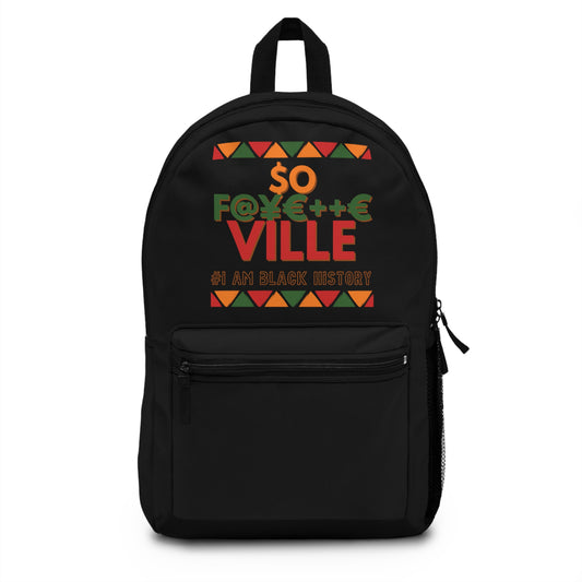 Bold Black History Backpack with Vibrant Art - Perfect for Students and Activists