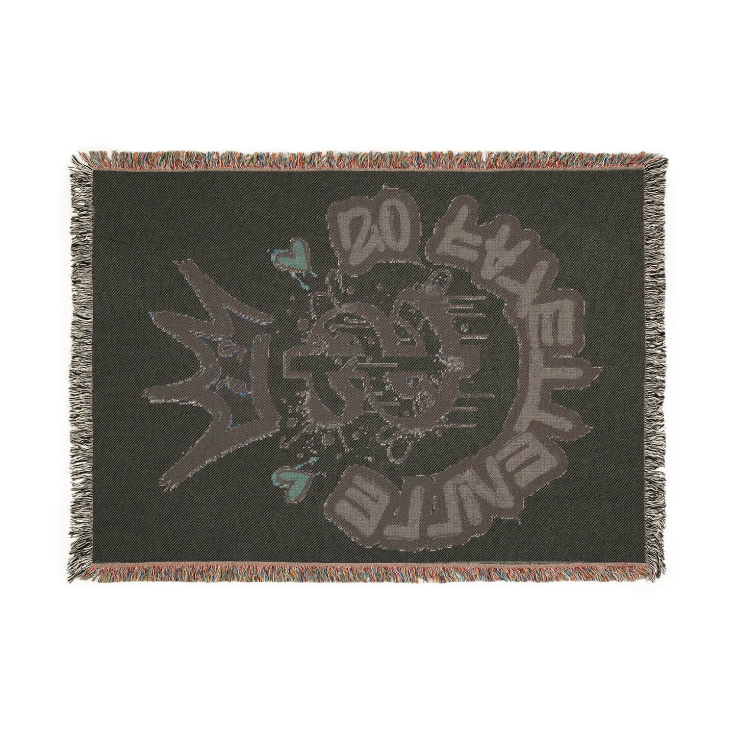 26 Money King Cozy Woven Blanket, Soft Throw for Home Decor, Perfect for Gifts, Artful Design, Indoor Comfort, Handmade textiles