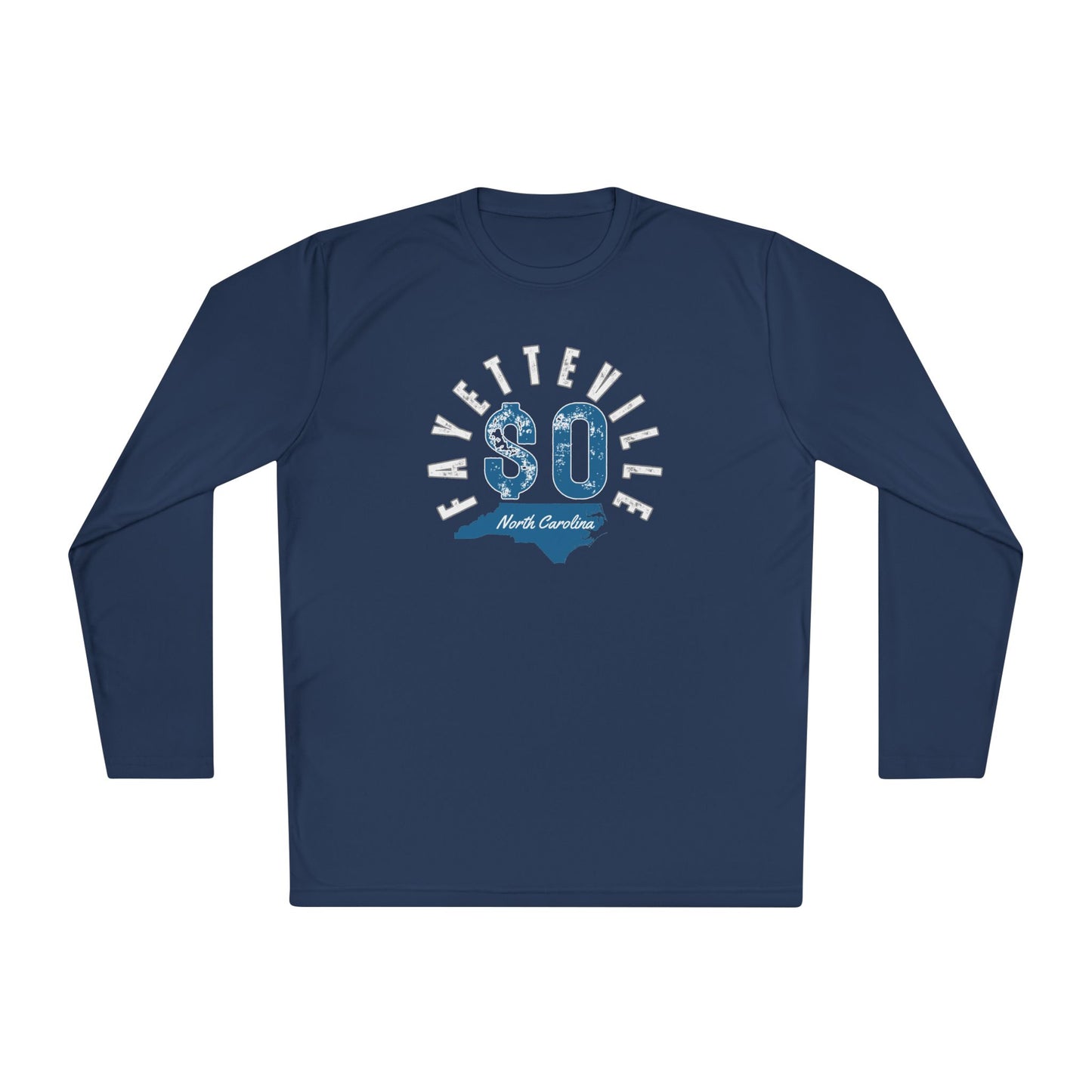 Fayetteville NC Long Sleeve Tee - Unisex Lightweight Graphic Shirt