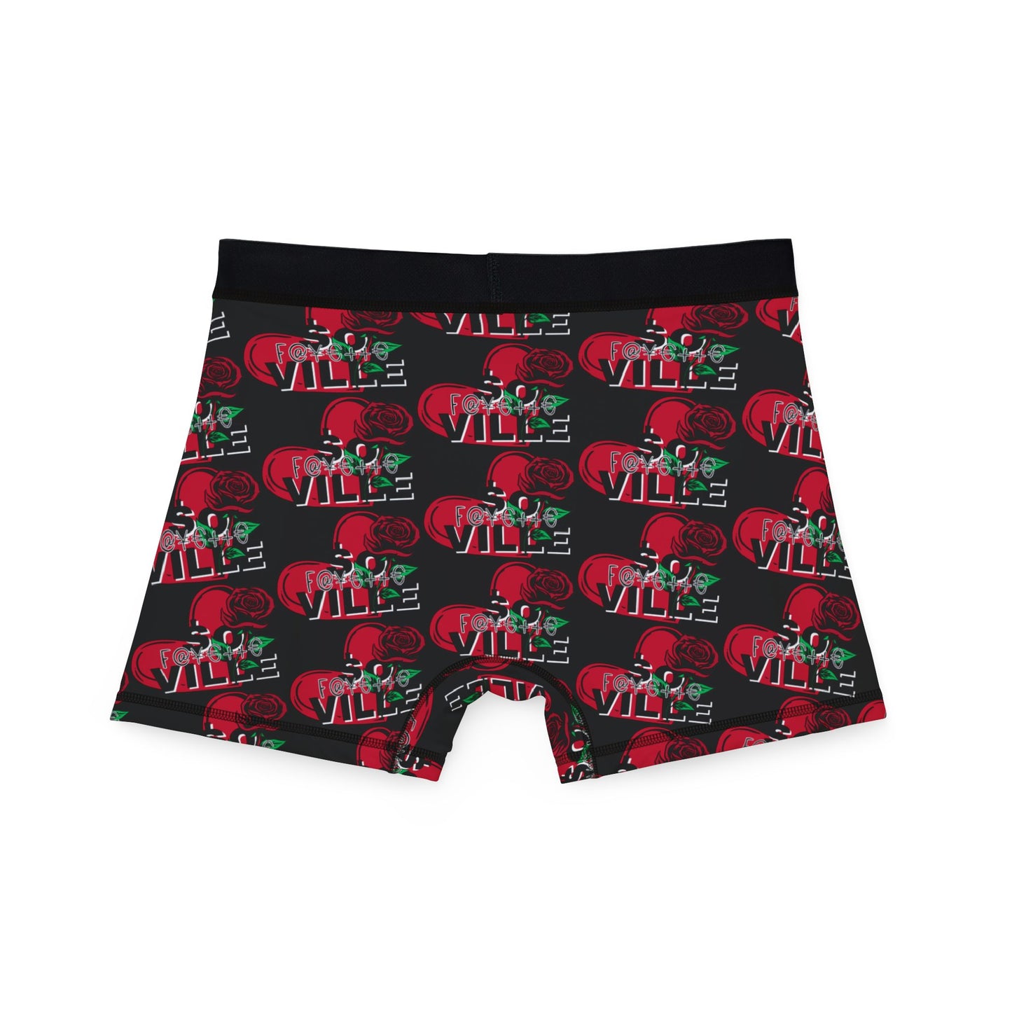 Love $o F@yetteVILLE Stylish Men's Boxers with Bold Graphic Design - Perfect for Everyday Comfort