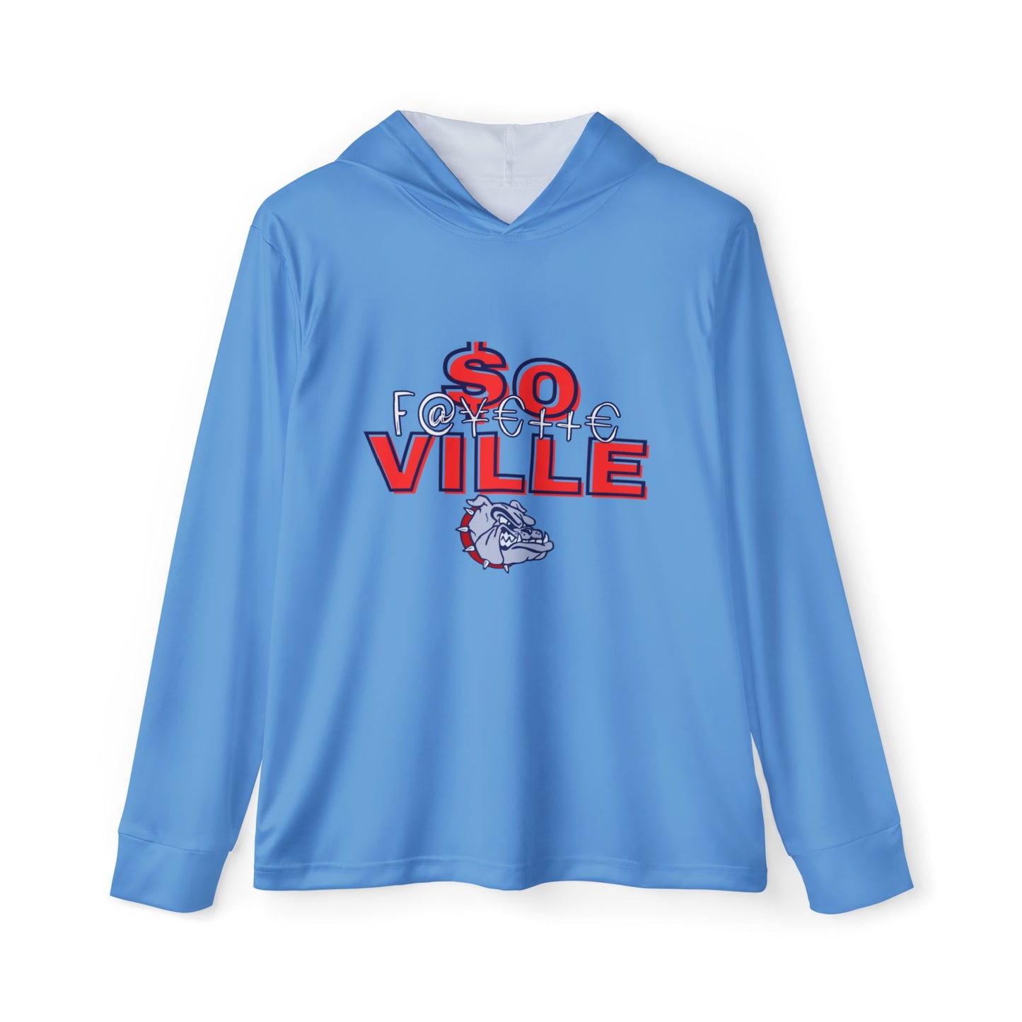 Men's Sports Warmup Hoodie - 'So Ville' Graphic Design - Activewear for Athletes
