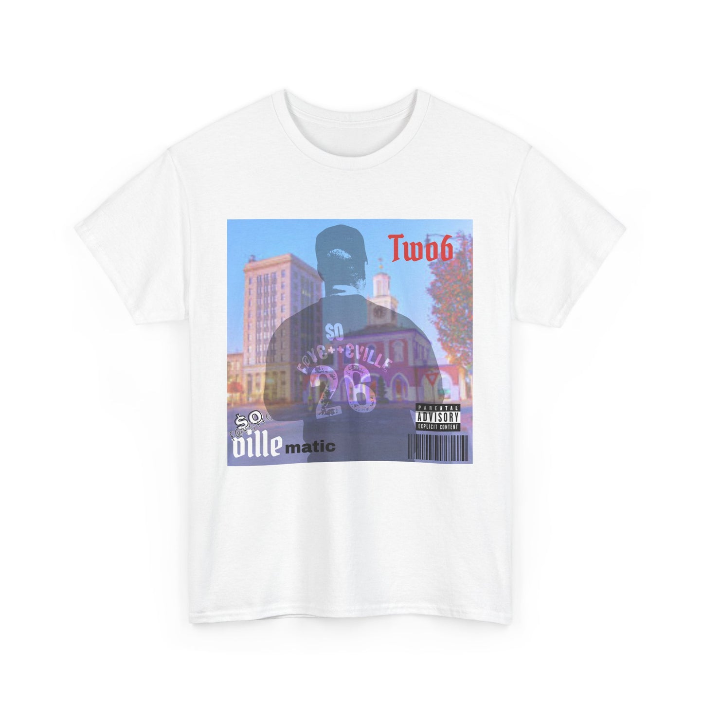 $o VILLEmatic Vintage-Inspired Unisex Heavy Cotton Tee with Graphic Print