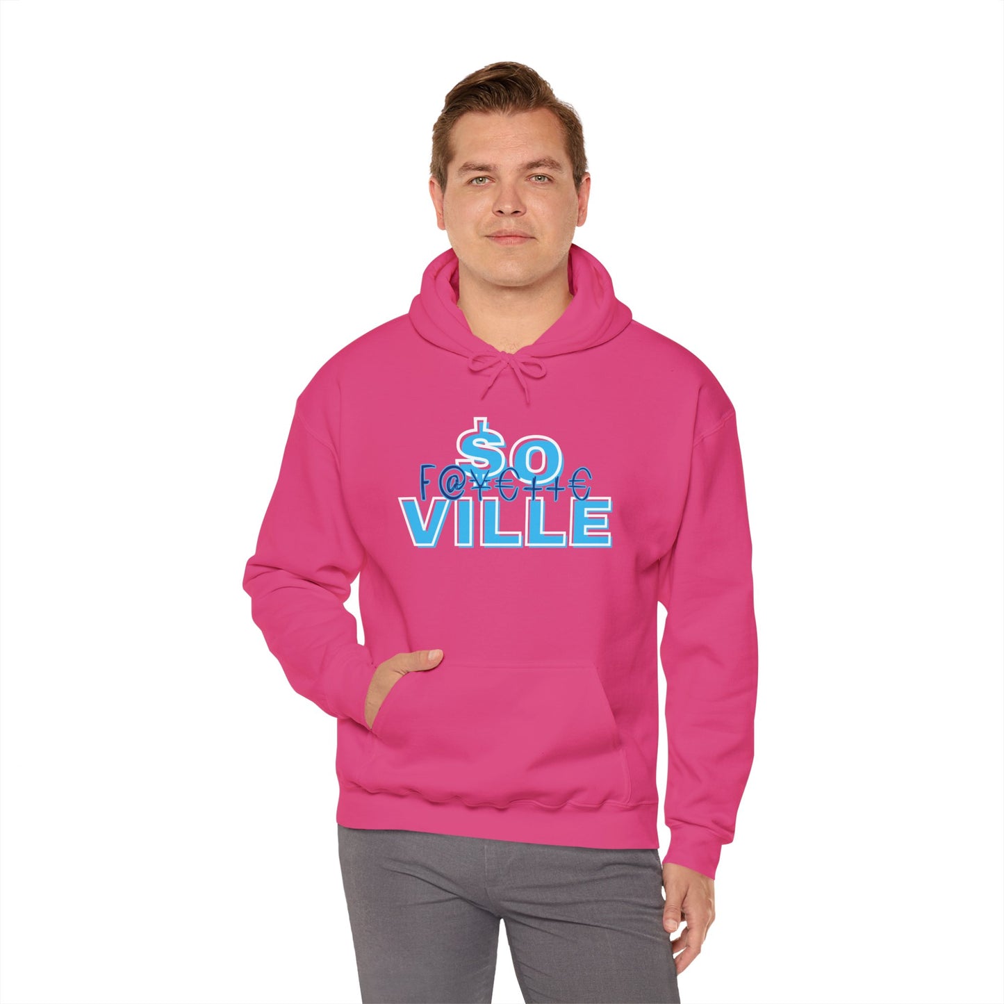 So FaYETTE Ville PINK Hoodie - Unisex Heavy Blend Sweatshirt