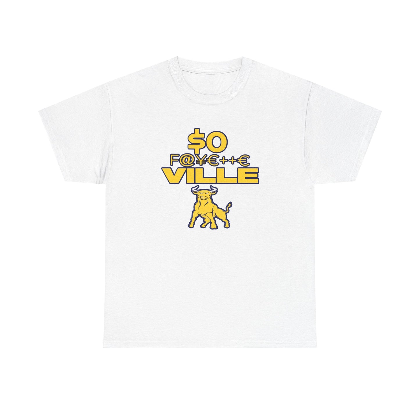 Rep Your School(Golden Bulls) Unisex Heavy Cotton Tee