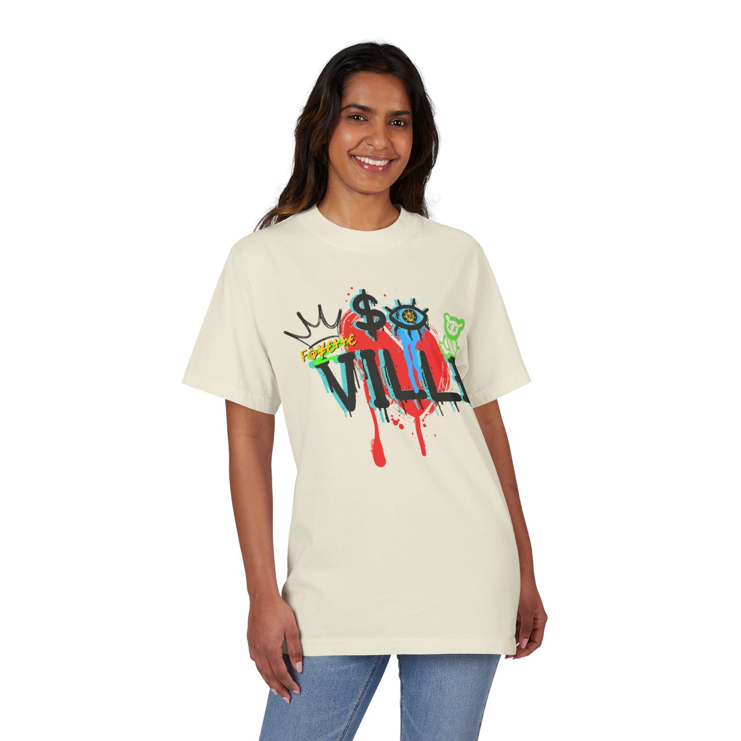 $o F@yetteVILLE Vibrant Art-Inspired Unisex T-Shirt - 'Forgive Ville' Design