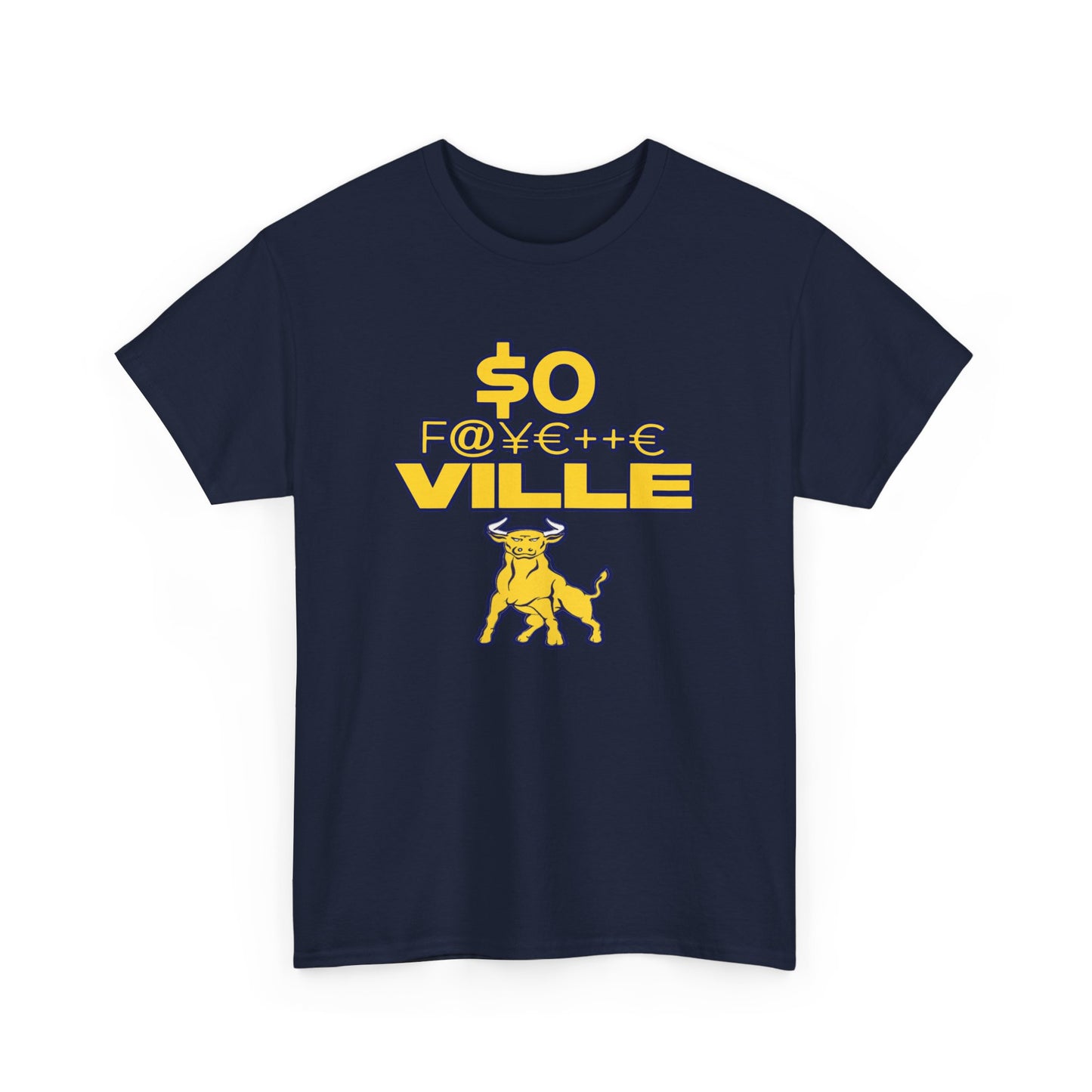 Rep Your School(Golden Bulls) Unisex Heavy Cotton Tee