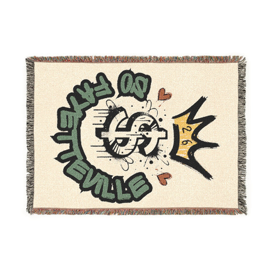 26 Money King Cozy Woven Blanket, Soft Throw for Home Decor, Perfect for Gifts, Artful Design, Indoor Comfort, Handmade textiles