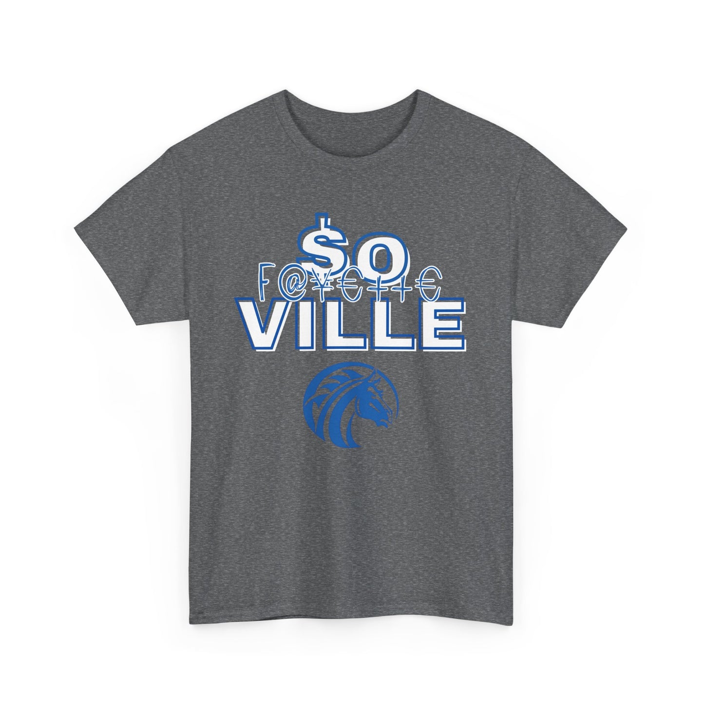 Rep Your School (Broncos) Graphic Tee - So Ville Design for Everyday Wear