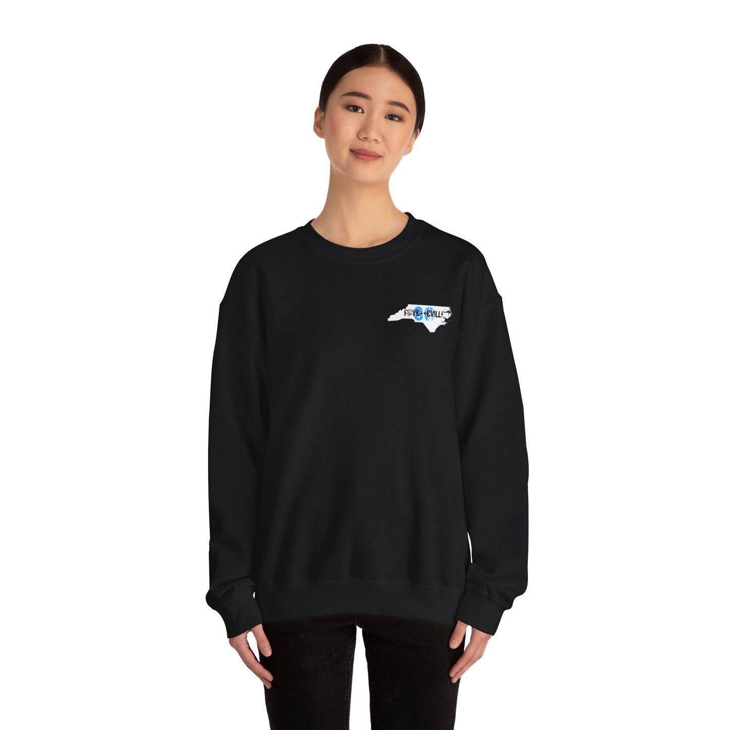 Fayetteville NC Unisex Crewneck Sweatshirt - Unique State Pride Design