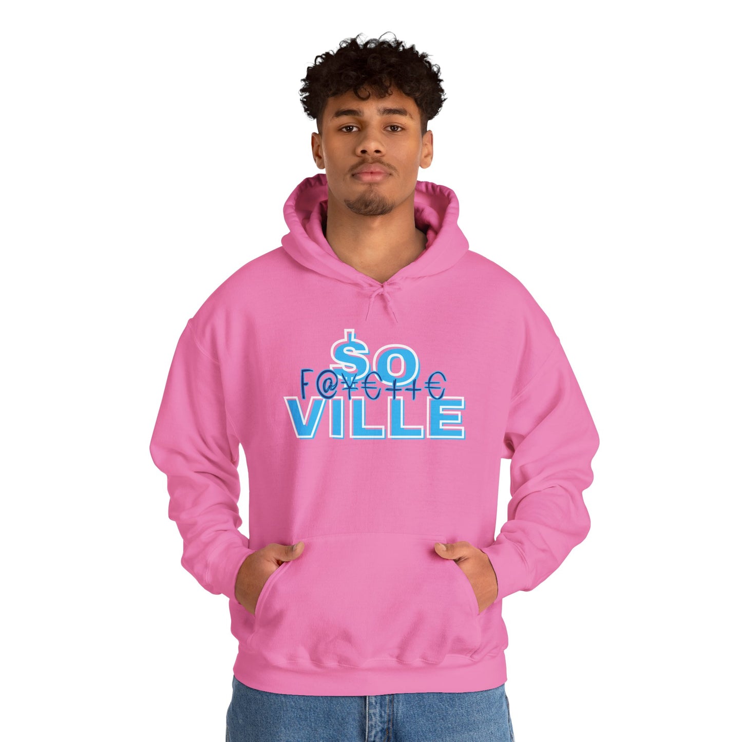 So FaYETTE Ville PINK Hoodie - Unisex Heavy Blend Sweatshirt