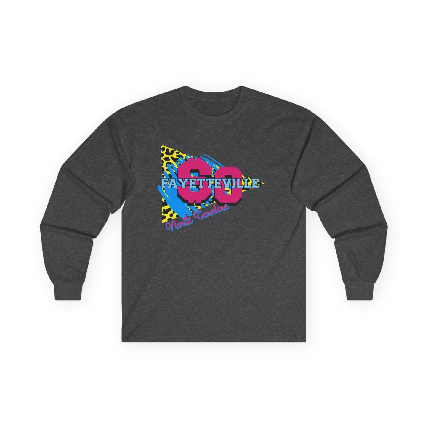 $o Fayetteville Retro Long Sleeve Tee - Unisex Ultra Cotton Casual Shirt