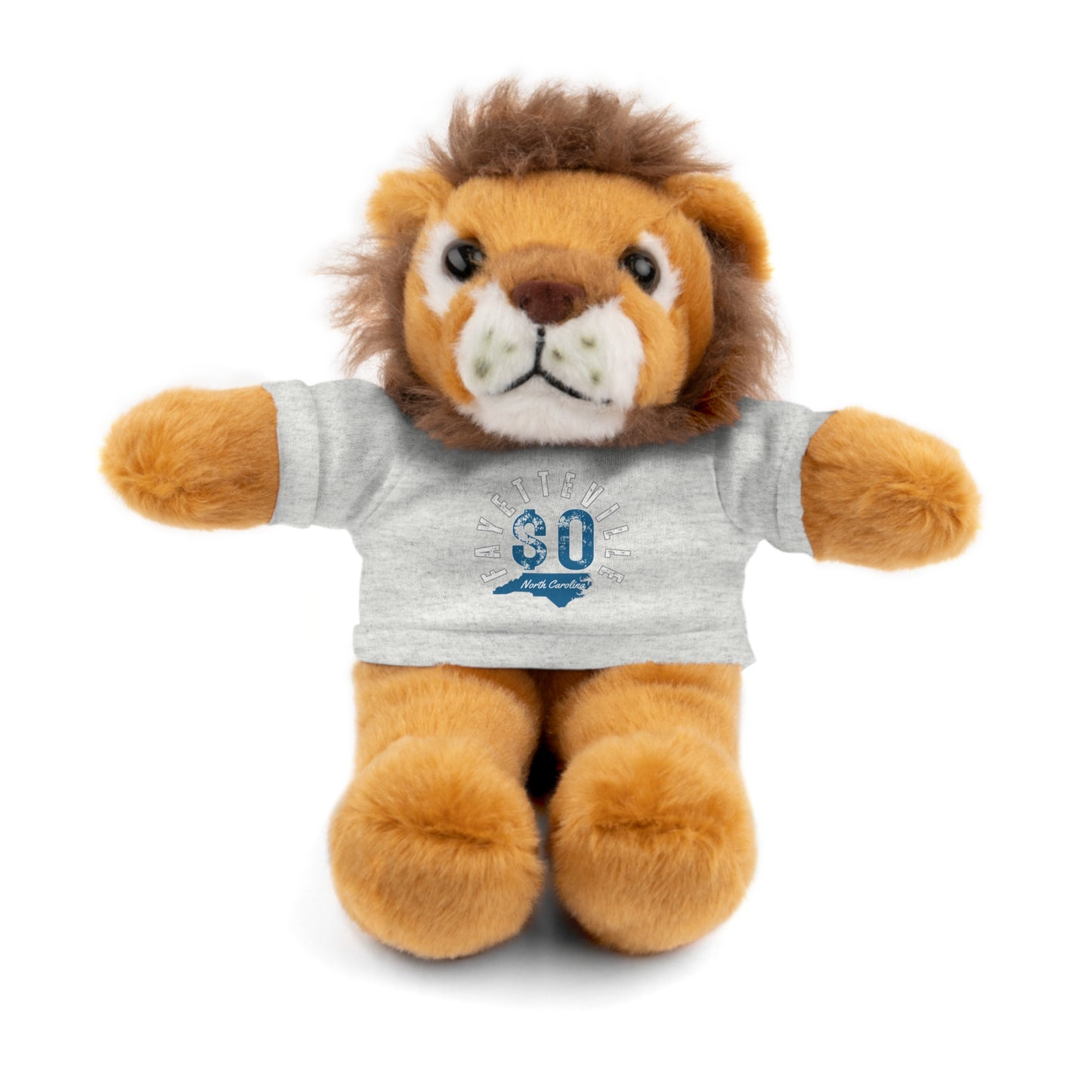 $o Fayetteville Personalized Stuffed Bear with T-Shirt – Perfect Gift for Kids and Celebrations