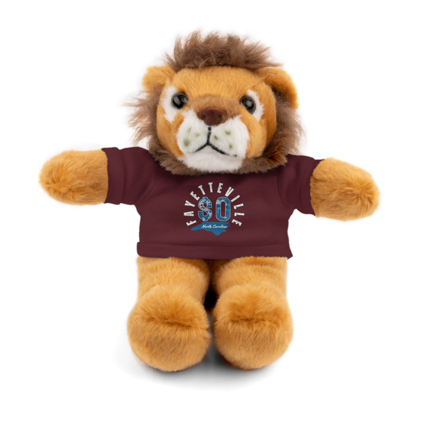 $o Fayetteville Personalized Stuffed Bear with T-Shirt – Perfect Gift for Kids and Celebrations
