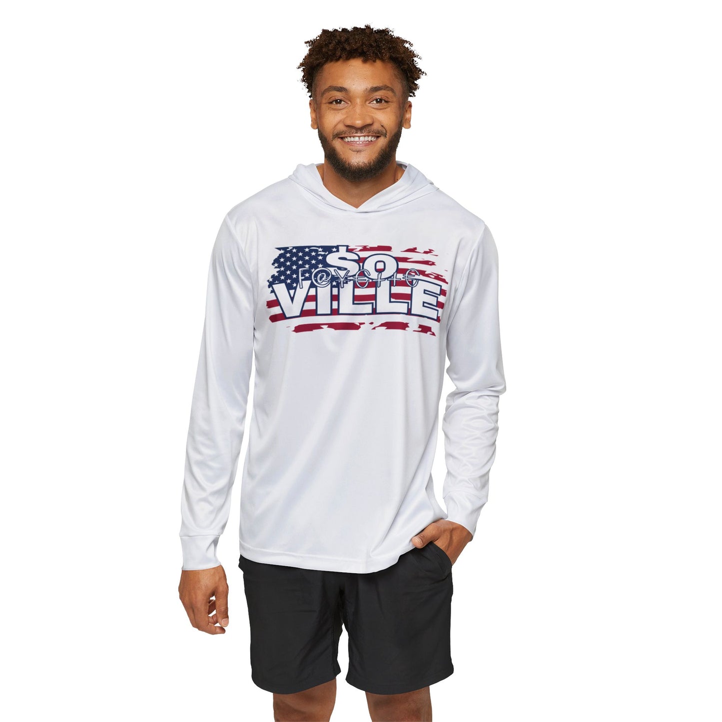 Men's Sports Warmup Hoodie with American Flag Design | Athletic Hooded Sweatshirt, 4th of July Outfit, Sporty Style, Casual Wear, [...]
