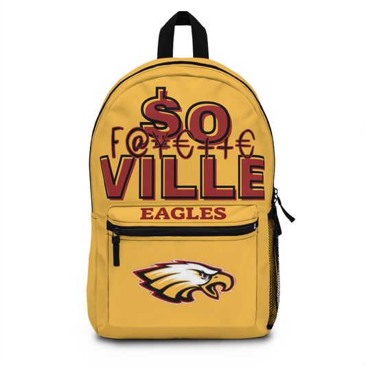 Rep Your City Eagles Backpack - Stylish Yellow School Bag with Logo