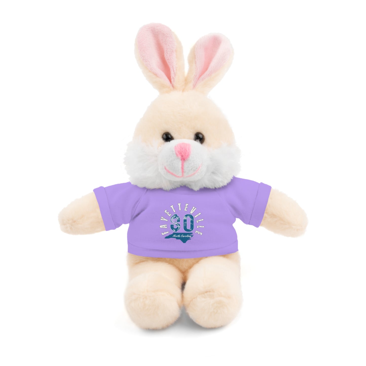 $o Fayetteville Personalized Stuffed Bear with T-Shirt – Perfect Gift for Kids and Celebrations