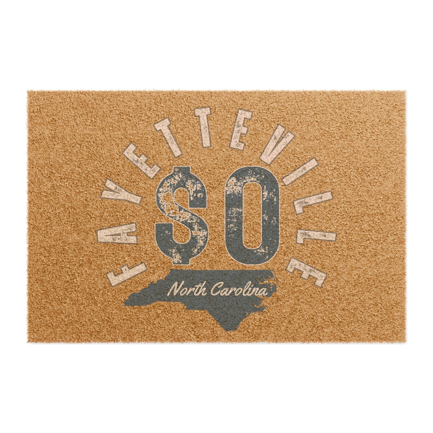 Fayetteville $0 Doormat - Welcome Home Rug with North Carolina State Design