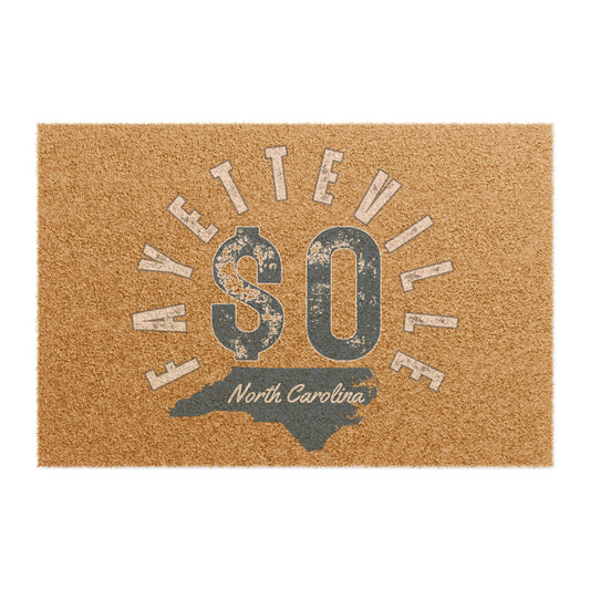Fayetteville $0 Doormat - Welcome Home Rug with North Carolina State Design