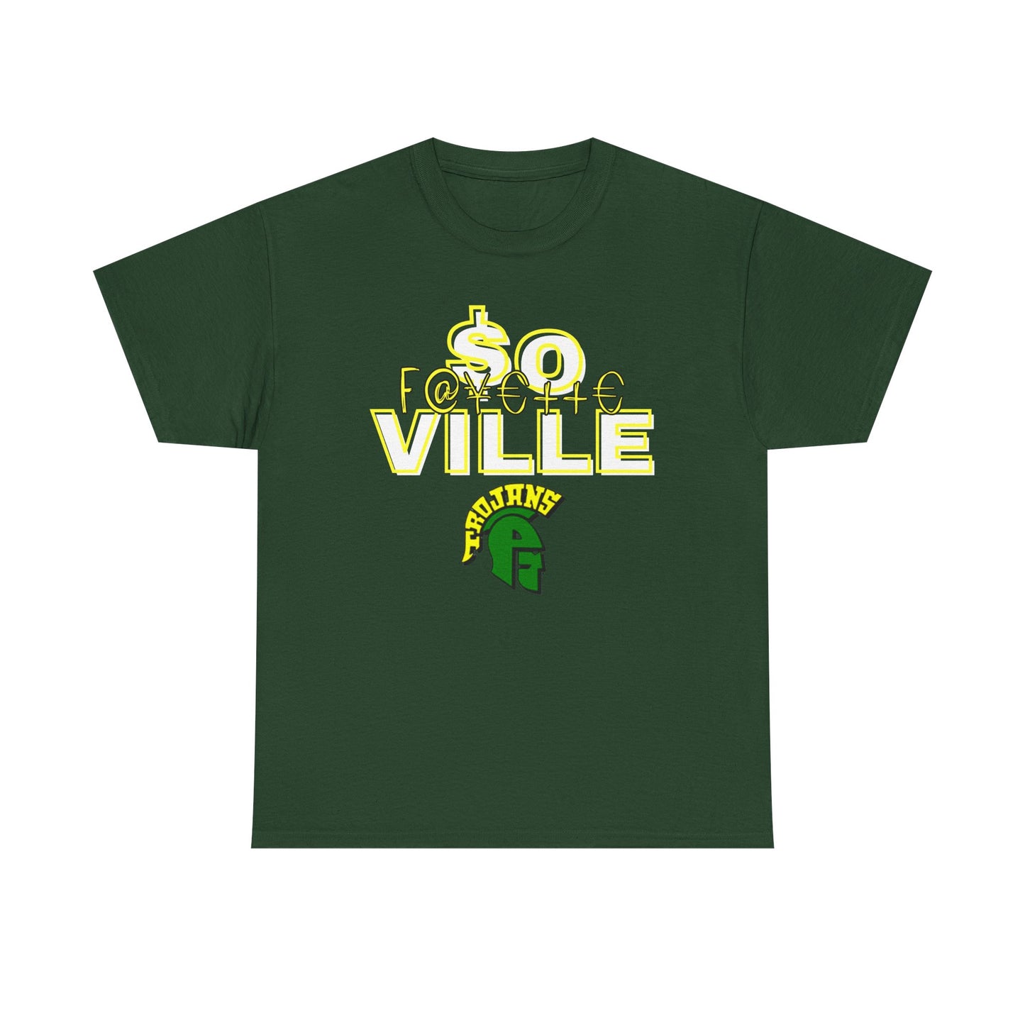 Rep Your School (Trojans) Unisex Heavy Cotton Tee