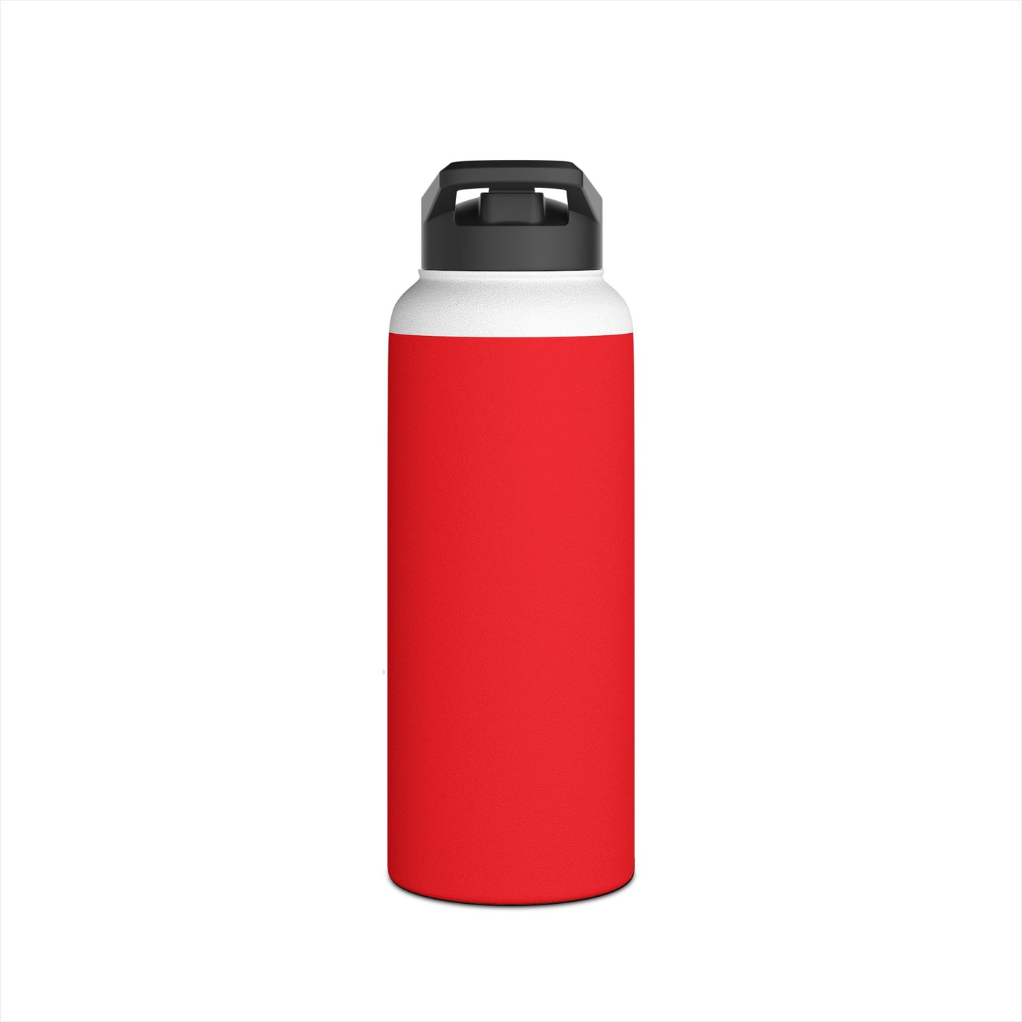 Fayetteville, NC Stainless Steel Water Bottle - Bold Red Design