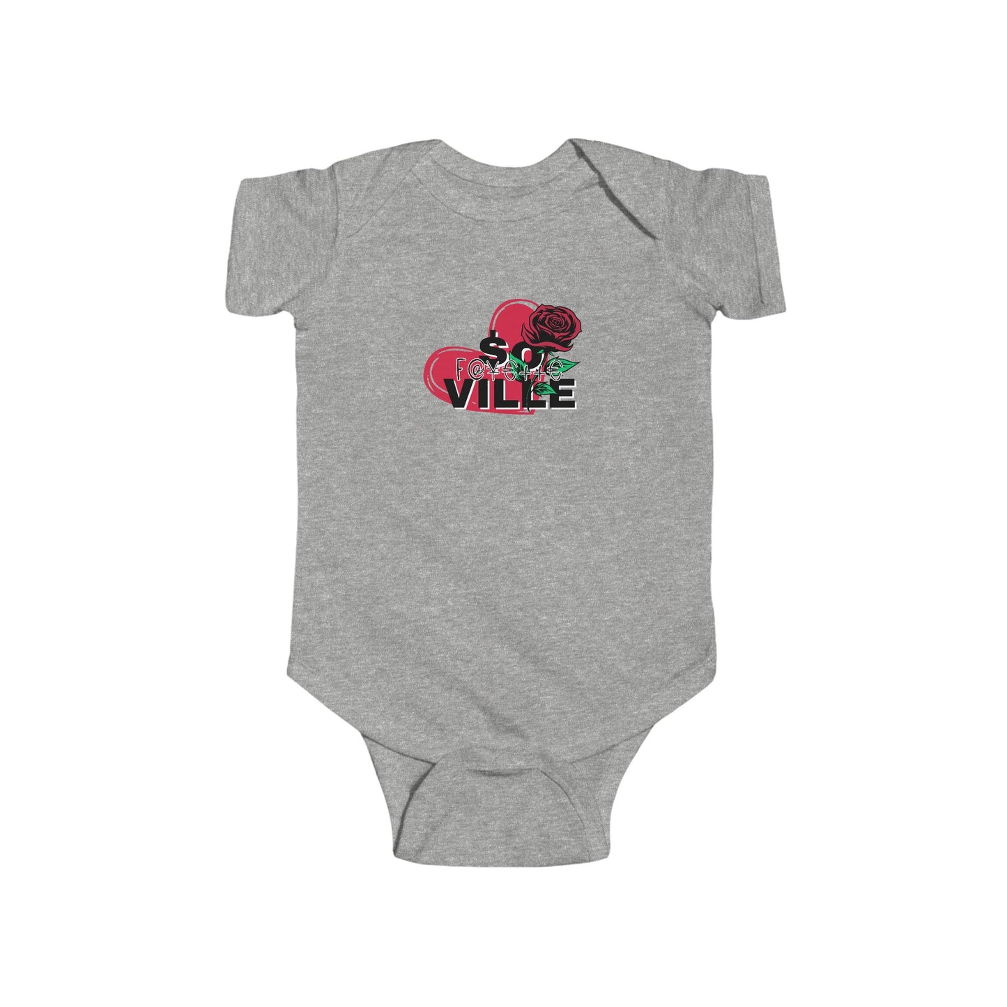 Cute Floral Baby Bodysuit - For the Ville