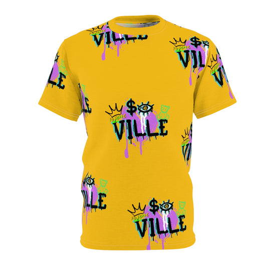 $o Fayetteville Urban Graffiti Unisex Tee - Bold Pop Art Design