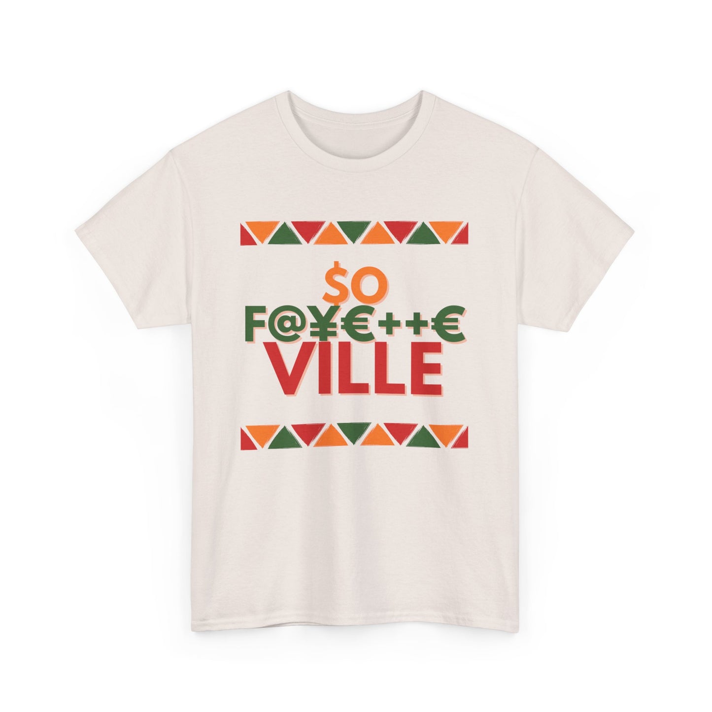 Pan African Unisex Heavy Cotton Tee - So F@yette Ville Graphic T-Shirt