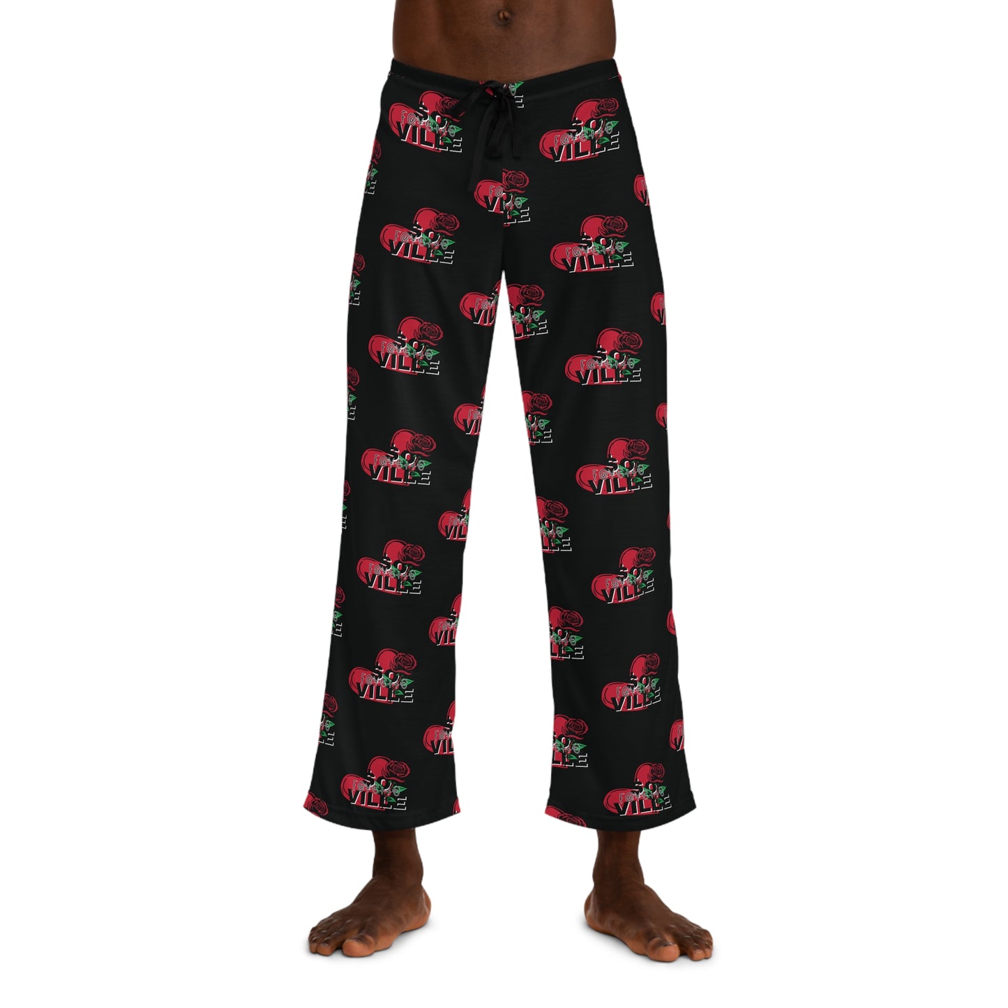 Men's Pajama Pants - Retro Vibe Design for Relaxation and Leisure