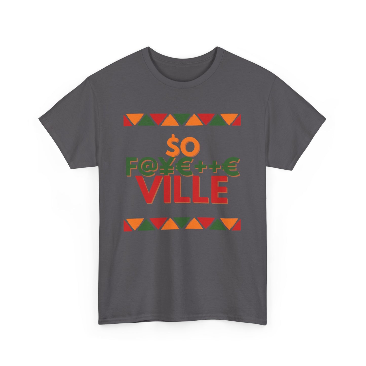 Pan African Unisex Heavy Cotton Tee - So F@yette Ville Graphic T-Shirt