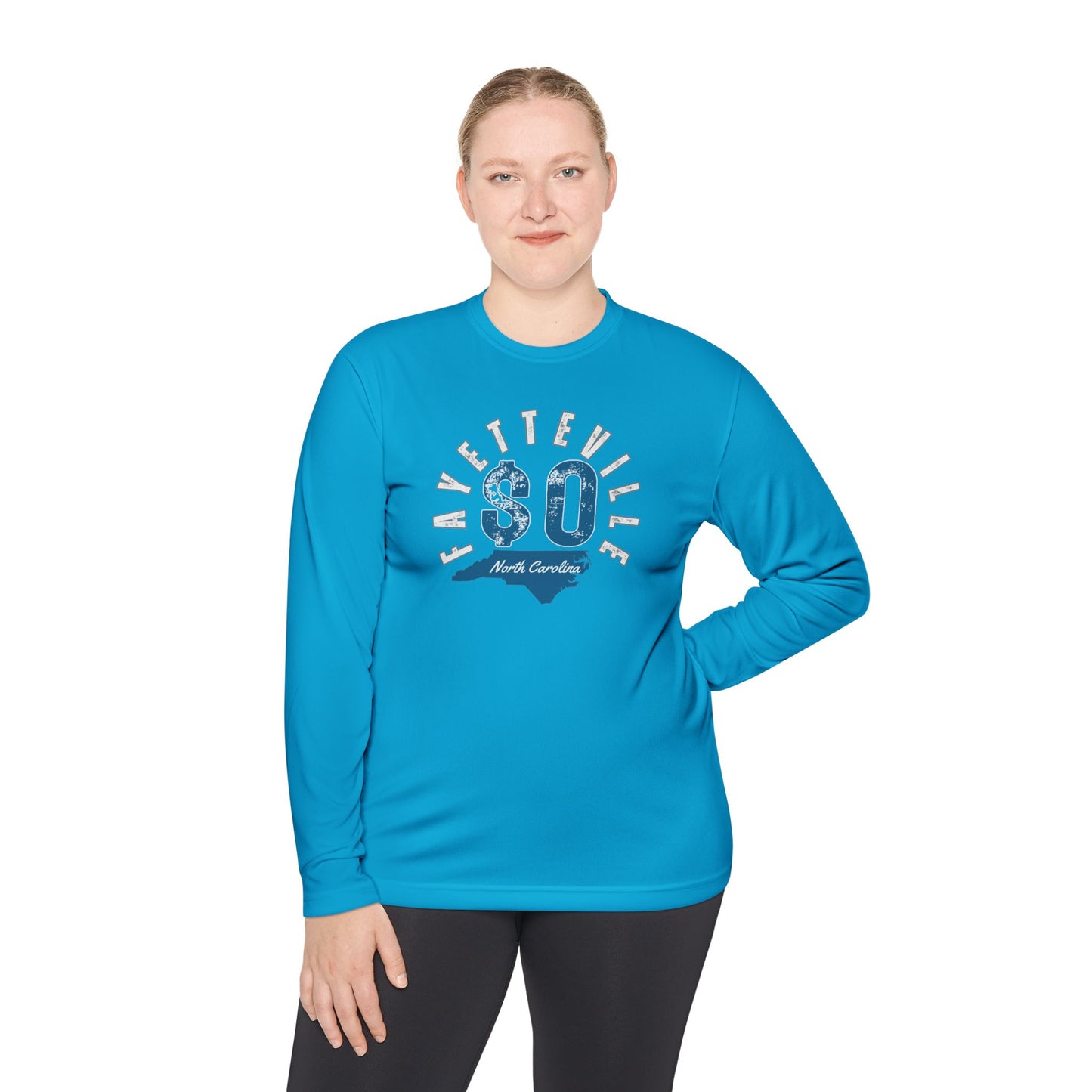 Fayetteville NC Long Sleeve Tee - Unisex Lightweight Graphic Shirt