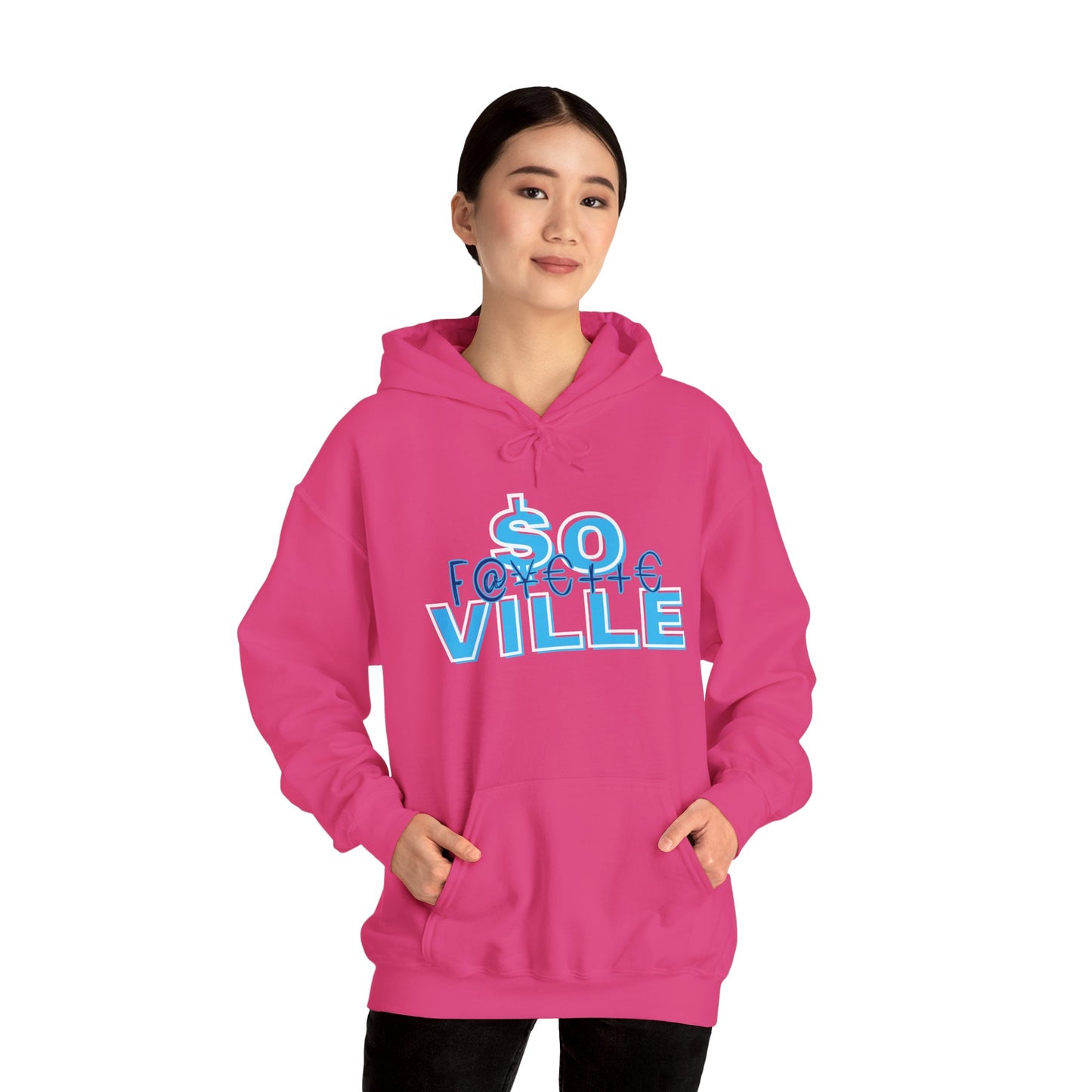 So FaYETTE Ville PINK Hoodie - Unisex Heavy Blend Sweatshirt