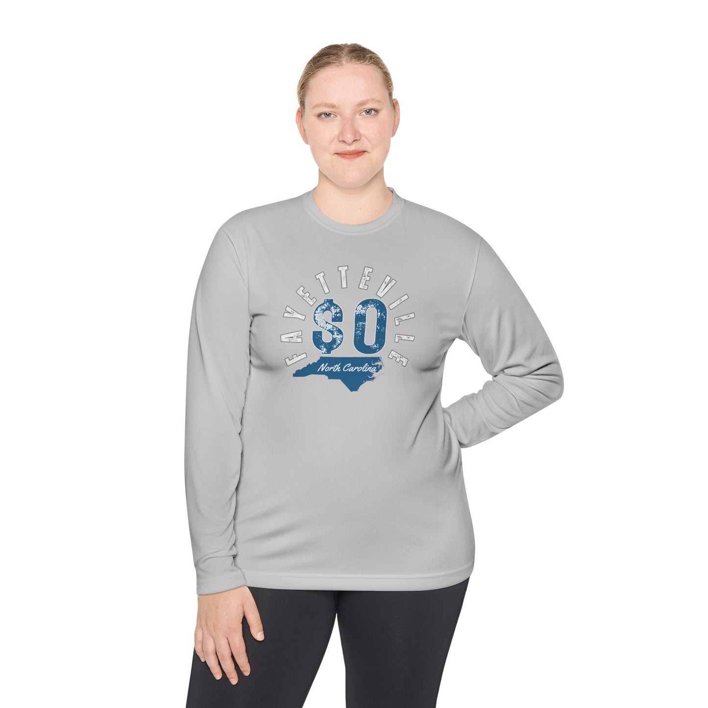 Fayetteville NC Long Sleeve Tee - Unisex Lightweight Graphic Shirt