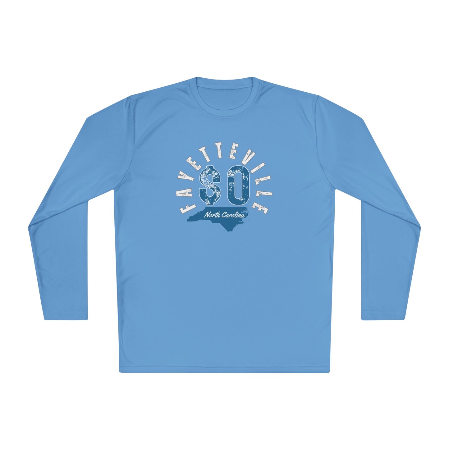 Fayetteville NC Long Sleeve Tee - Unisex Lightweight Graphic Shirt