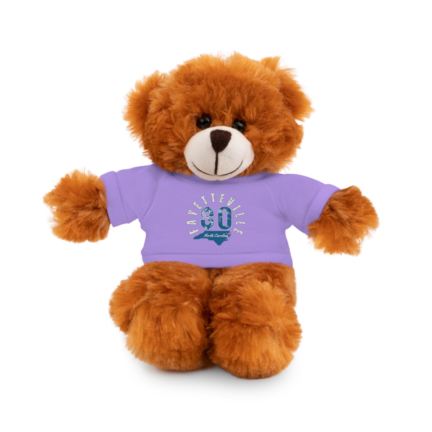 $o Fayetteville Personalized Stuffed Bear with T-Shirt – Perfect Gift for Kids and Celebrations