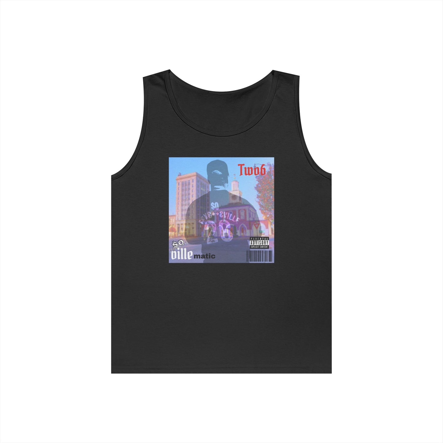$o F@yetteVILLE Retro Urban Vibe Unisex Heavy Cotton Tank Top - Perfect for Summer Days and Music Festivals