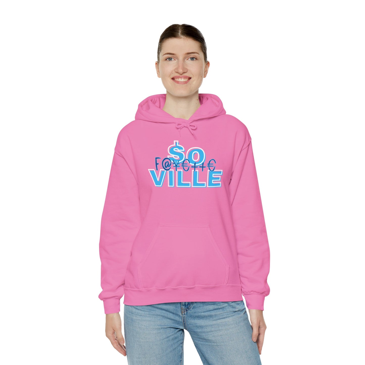 So FaYETTE Ville PINK Hoodie - Unisex Heavy Blend Sweatshirt