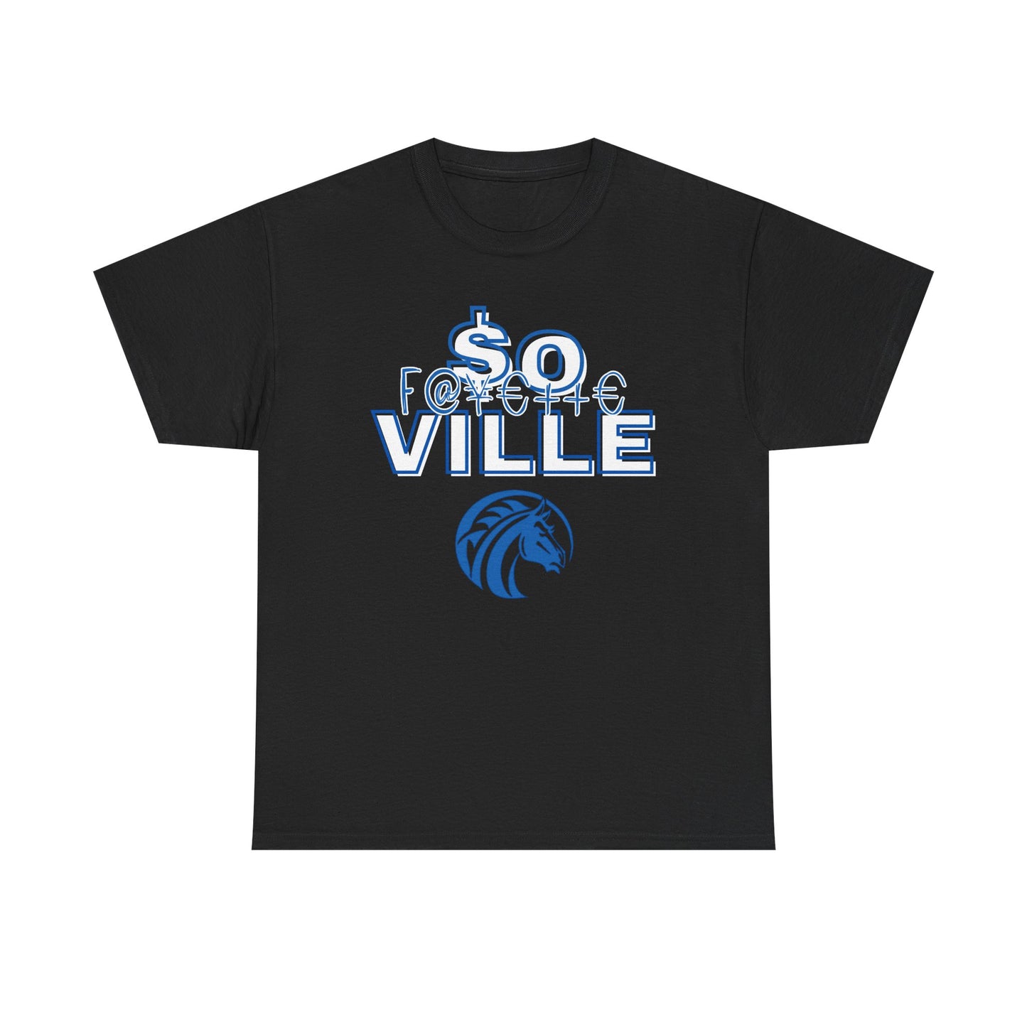 Rep Your School (Broncos) Graphic Tee - So Ville Design for Everyday Wear