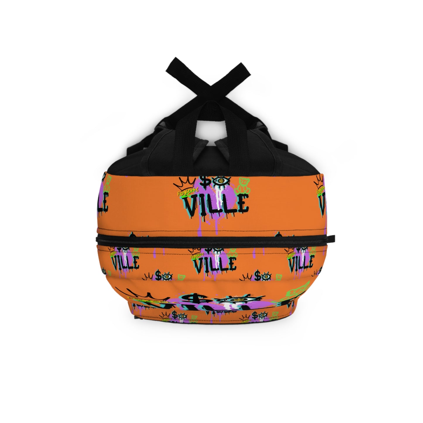 $o F@yetteville Vibrant Graffiti Backpack for Urban Trendsetters