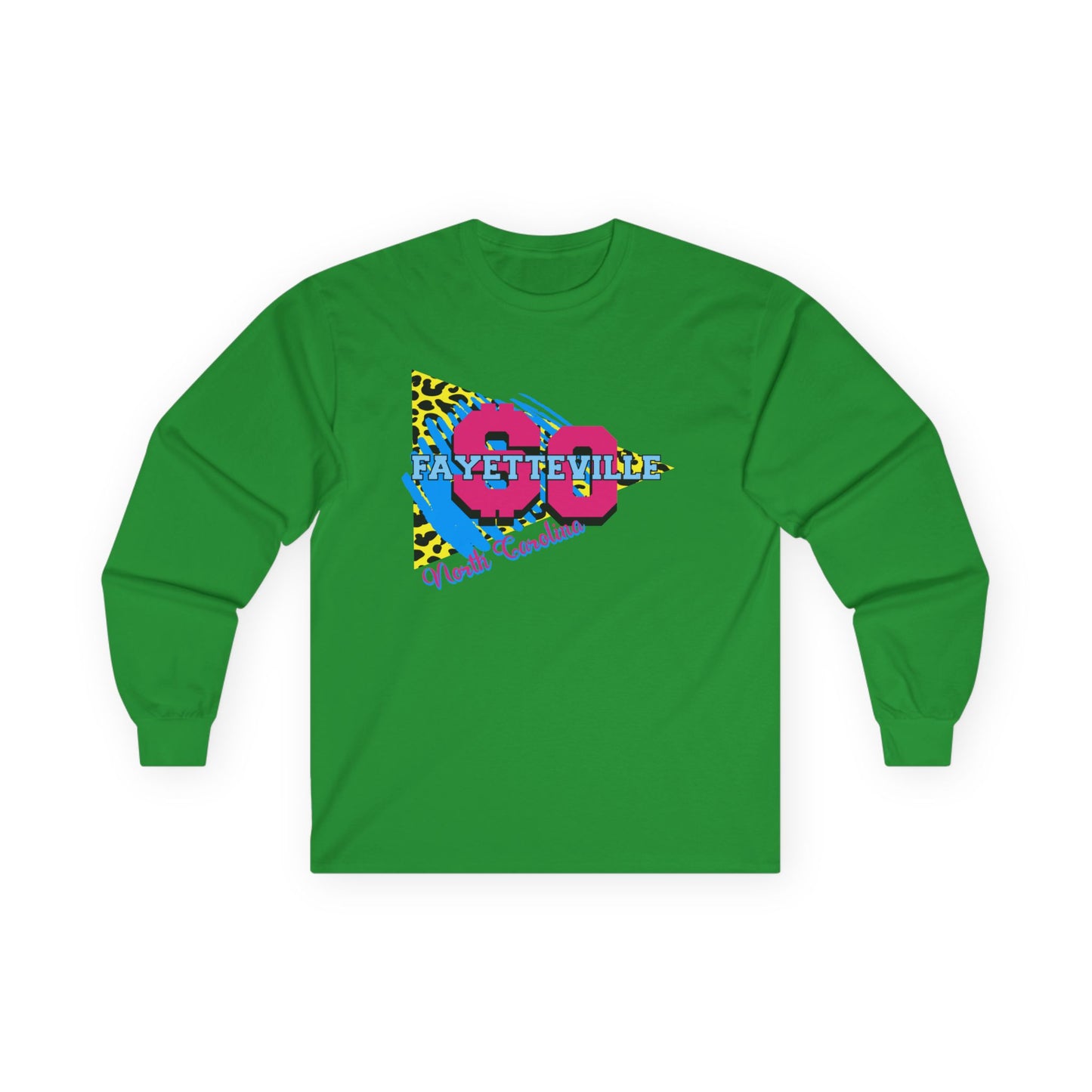 $o Fayetteville Retro Long Sleeve Tee - Unisex Ultra Cotton Casual Shirt